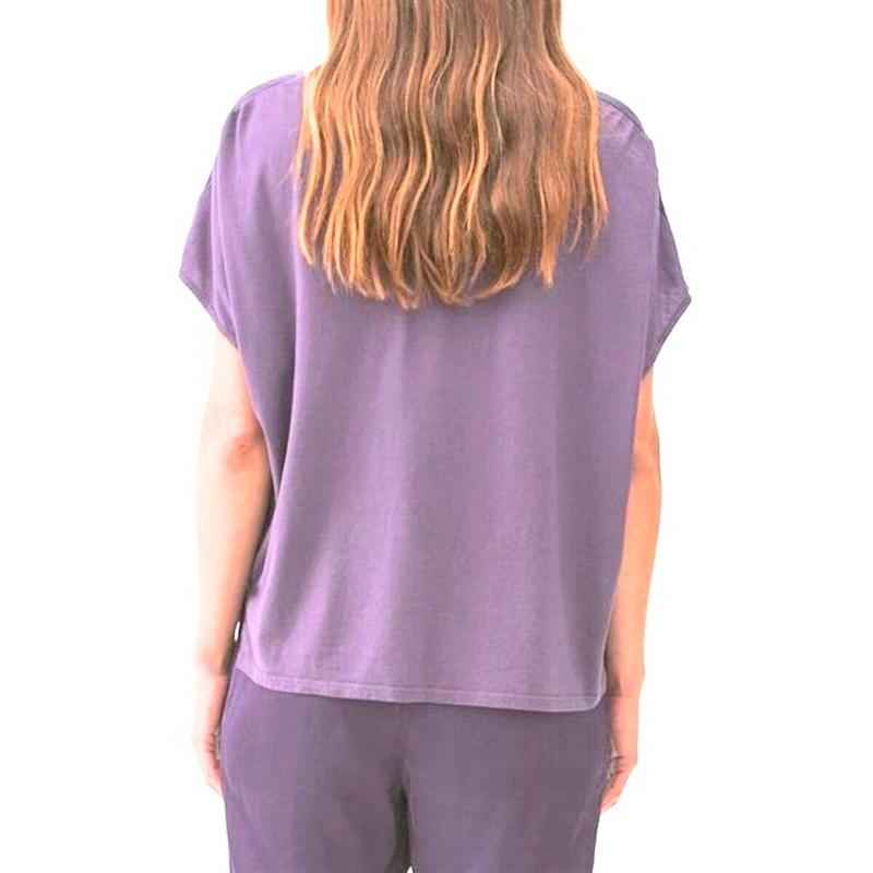 NWOT Michael Stars S Elena Short Sleeve T Shirt Lilac 119388