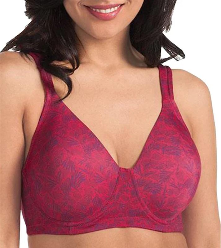 NWOT Leading Lady 46C Molded Soft Cup Bra 5042 Burgundy 119437