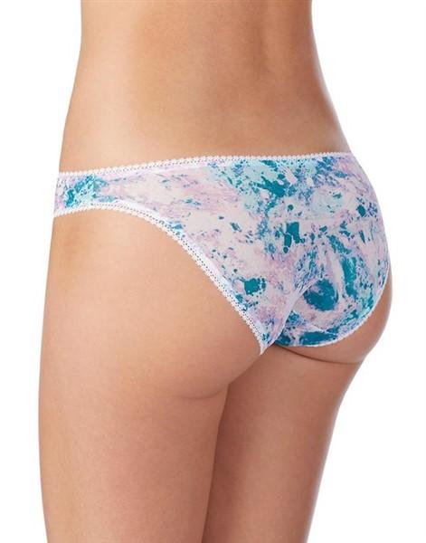 NWT 1 OnGossamer L Hip Bikini Mesh Underwear Violets 119460
