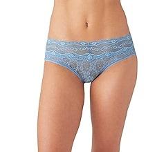 NWPT b.tempt'd by Wacoal XL Lace Kiss Hipster Panty Blue 119471