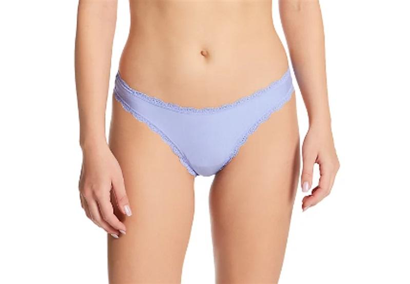 NWT B.Tempt'd Wacoal L Eyelet Thong Underwear 972919 Periwinkle 119474