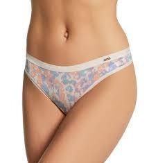 NWT Le Mystere S/M Infinite Comfort Thong 8838 Floral 119477