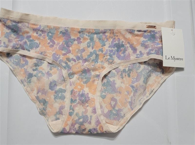 NWT Le Mystere S/M Infinite Comfort Hipster 6638 Floral 119478