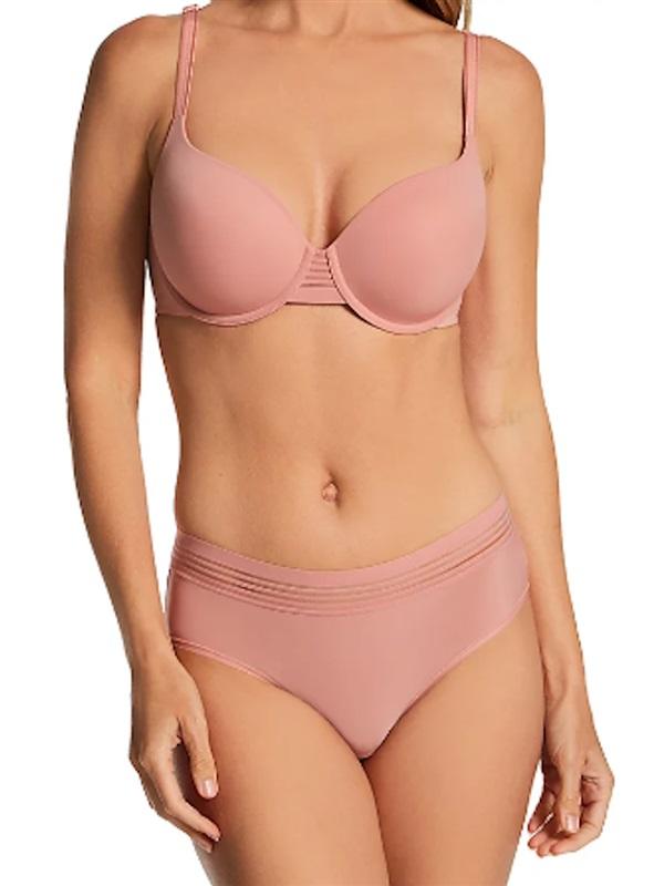 NWT Le Mystere s Second Skin Hipster Underwear 2321 Pink 119483