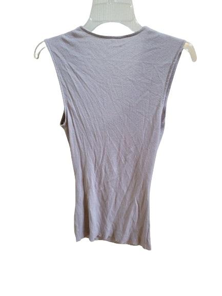 NWOT Michael Stars OS Cowl Neck Tank Top Sparkle Gray 119532
