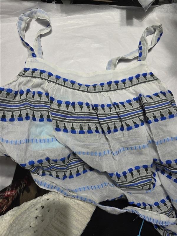 NWTD Letarte XS Blue White Striped Sundress 119538