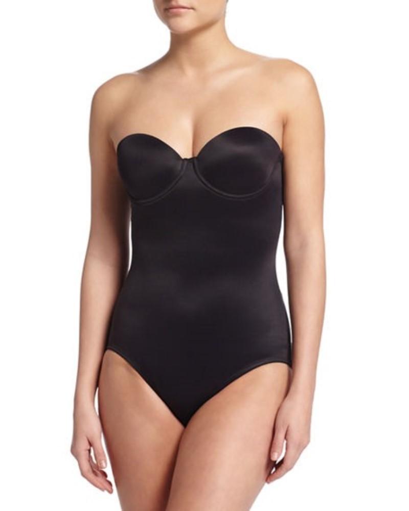 NWOT TC Fine Intimates 34c Bodybriefer Strapless Shaping Bodysuit 4090 119662