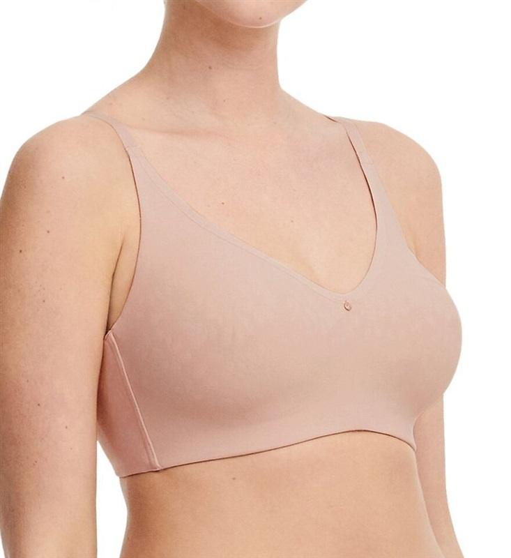 NWT Chantelle 34D Comfort Chic 18J8 Back Smoothing Wireless Bra IVORY 119669
