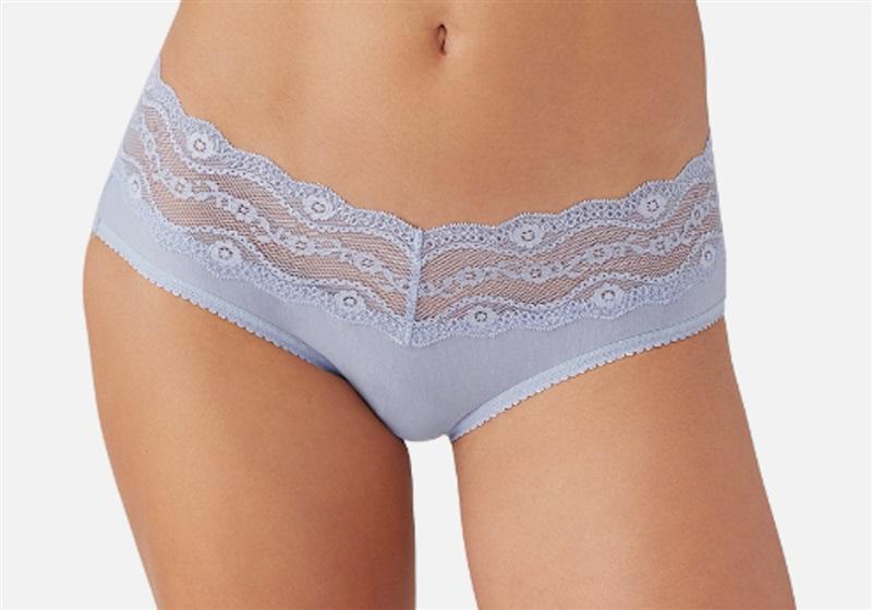 NWT b.tempt'd by Wacoal S Lace Adorable Hipster Panty Blue 119690