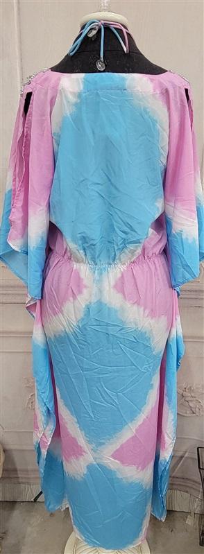 NWOT Boston Proper M Embellished Ombre Maxi Dress Kaftan 119706