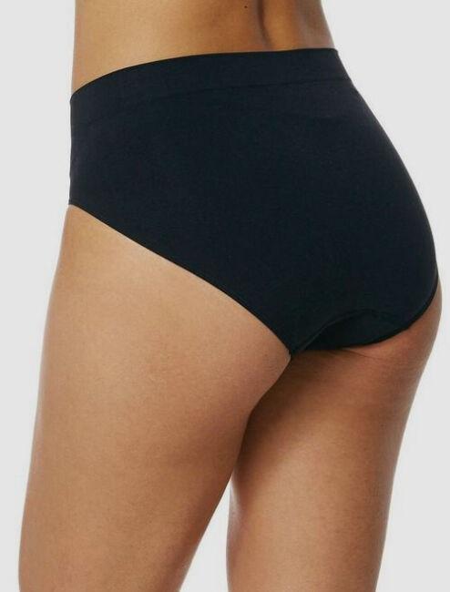 NWT Bali 8/9 Comfort Revolution Seamless Microfiber Bikini 2981Black 119710