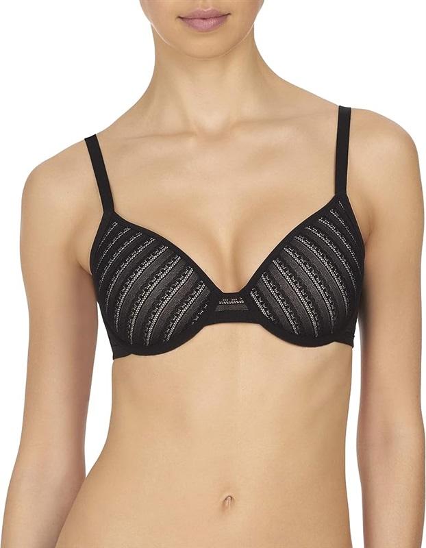 NWT Natori 34B Nouveau Full Fit Spacer Underwire Bra Black 119713