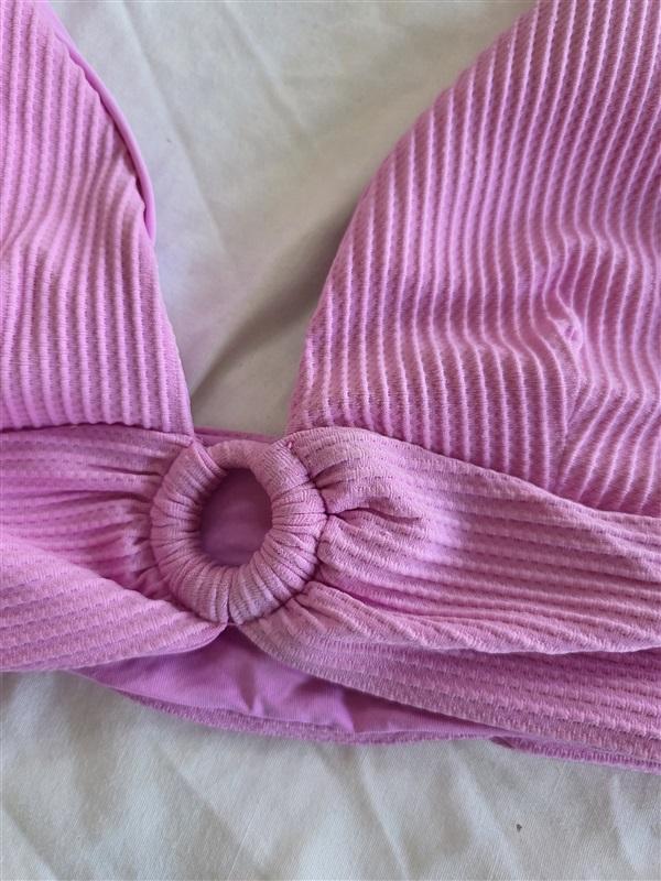 NWOT L*Space D Eco Chic Repreve Fisher Top Purple ROB 119731
