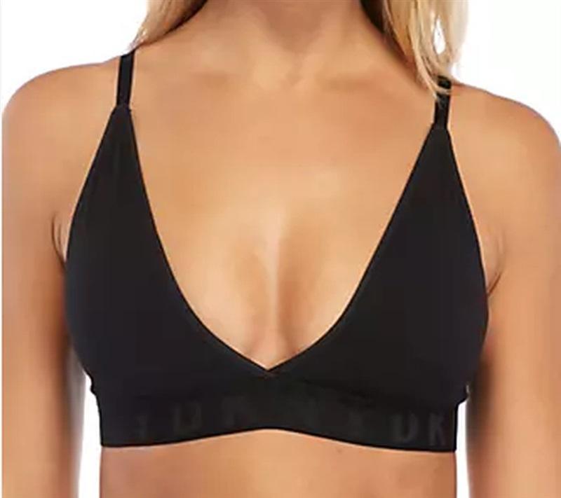 NWt DKNY XL Litewear Seamless Ribbed Bralette DK4026 White 119817