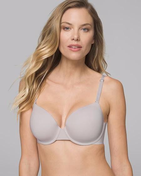 NWOT Soma 36DDD Vanishing 360 Perfect Coverage T-Shirt Bra Gray 119861
