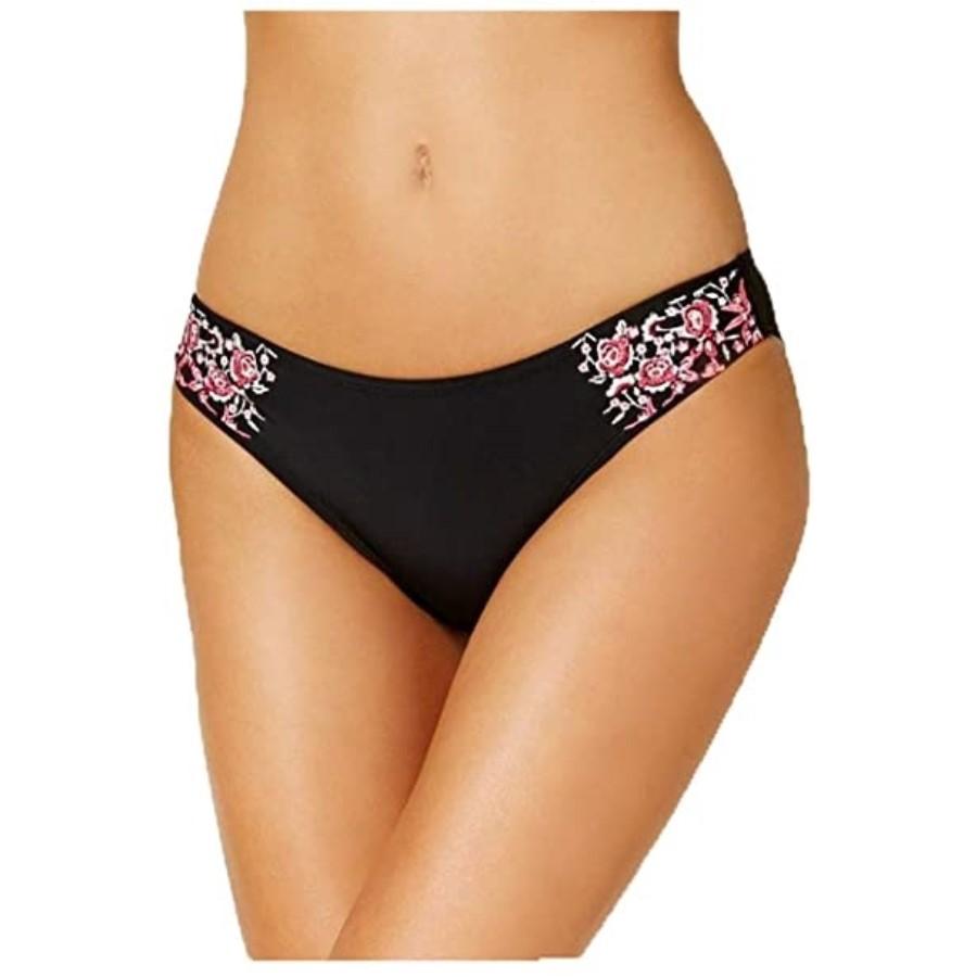 Hula Honey SM Floral Bloom Embroidered 102064 Cheeky Swim Bottoms #119887