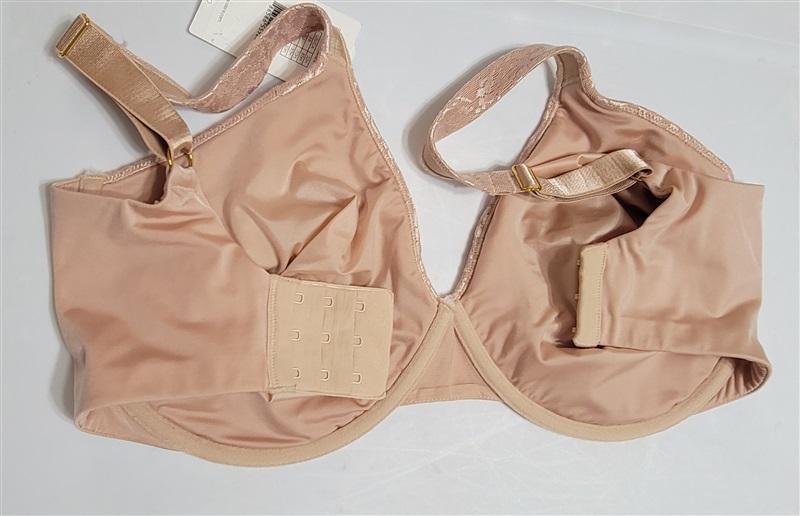 NWT Le Mystere 32H Safari Smoother Bra 9878 Back Smoothing Bra Beige 119890