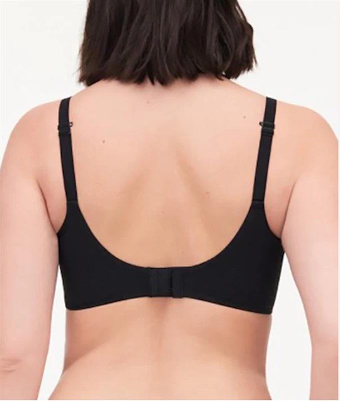 NWTD Chantelle 36DDD Comfort Chic Full Coverage Underwire Bra 18j6 Black 119904