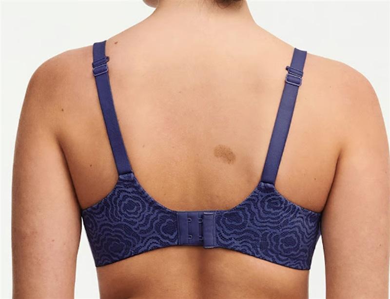 NWT Chantelle 38D C Jolie Bra 13B6 Blue Navy 119905