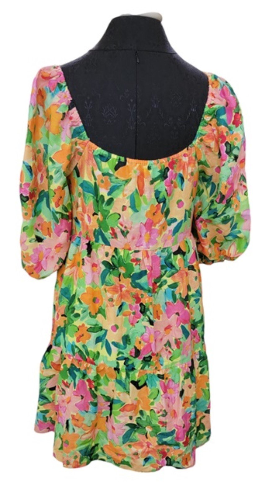 NWT Sanctuary M Weekender Babydoll Bright Floral Dress 119919
