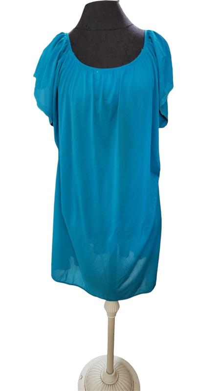 NWt Miss Elaine 3X Tricot Night Gown Teal 119926