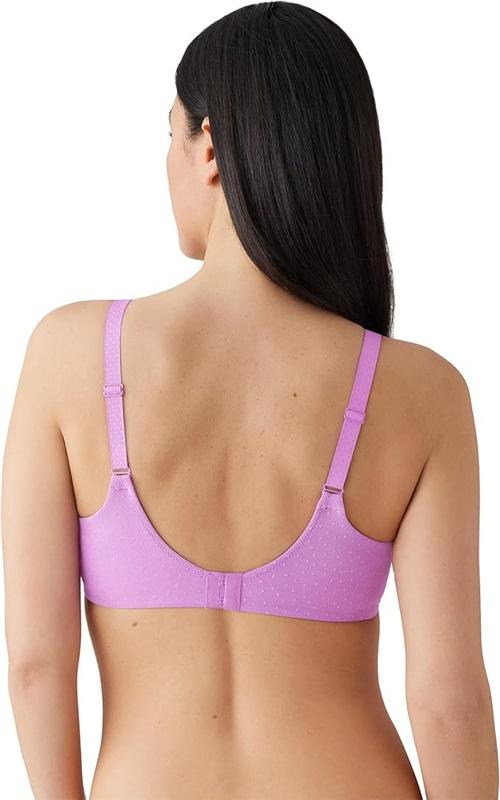 NWT Wacoal 34DD Back Appeal Underwire Bra 855303 Purple 119950