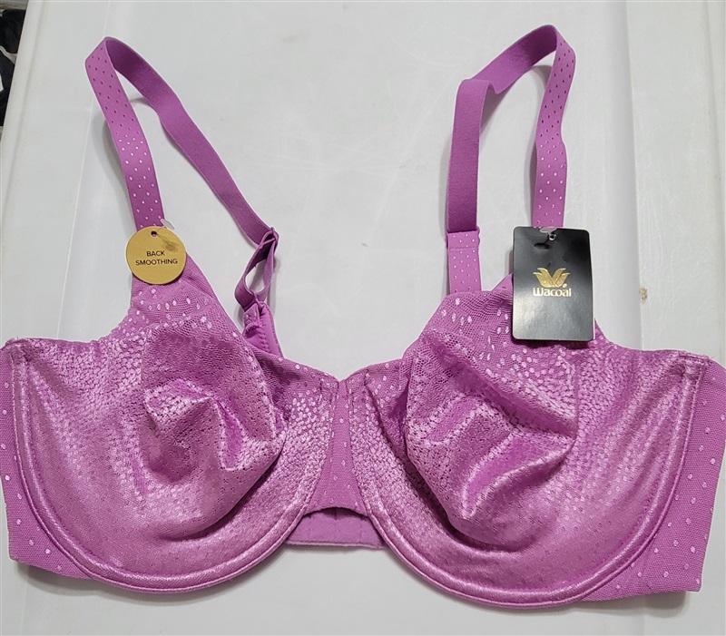 NWT Wacoal 38C Back Appeal Underwire Bra 855303 Purple 119951
