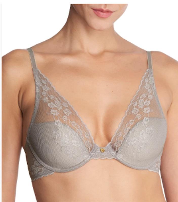 NWT Natori 32DD Cherry Blossom 721191 Convertible Bra Purple 119961
