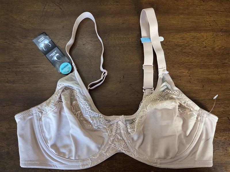 NWT Bali 38C ULTIMATE SMOOTHING CONVERTIBLE MINIMIZER BRA LY0444 Beige 120067