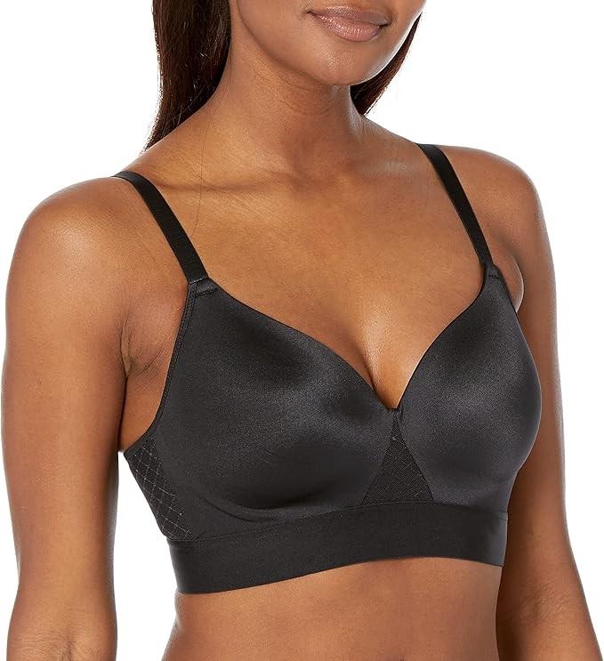 NWT BALI 42DDD One Smooth U Bounce Control Wirefree Bra Df3458 Black 120087