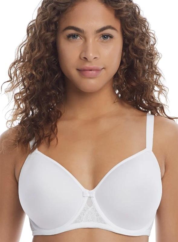NWT Bali 40D Ultra Lite Spacer Convertible T-Shirt Bra 3449 White 120091