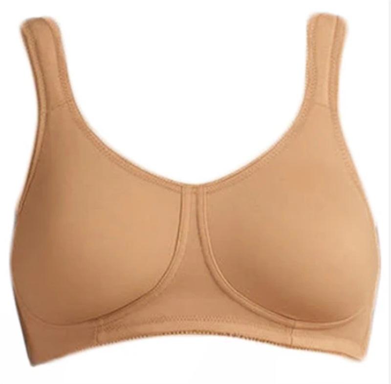 NWT Amoena 32A Katy Soft Cup Bra Seamless Wireless Pocketed 120101