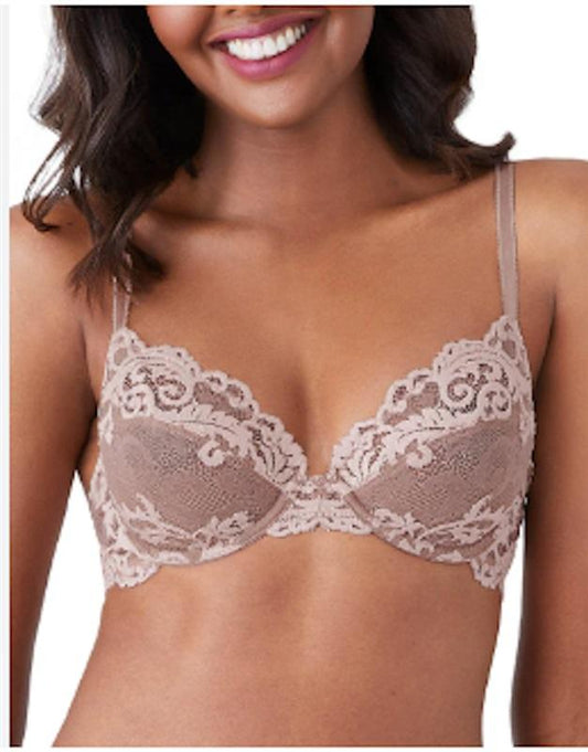 NWOT Wacoal 36D Instant Icon Underwire Bra 851322 Taupe 120126
