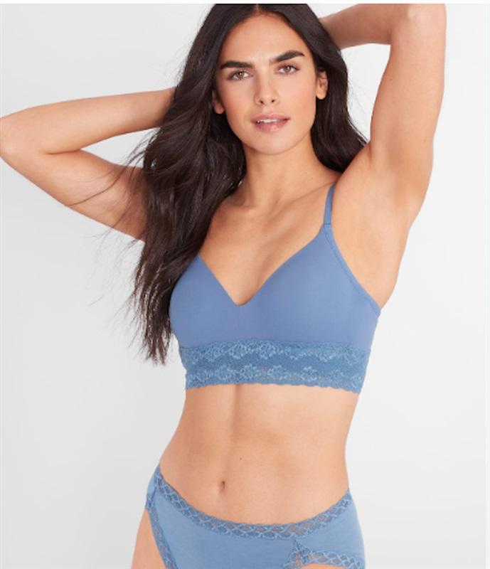 NWT Natori 34DDD Bliss Perfection Contour Soft Cup Bra 723154 Blue 120143