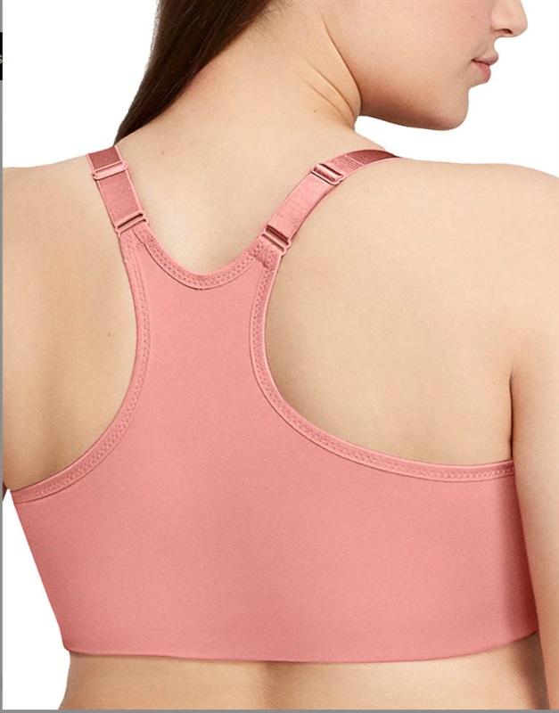NWOT Glamorise 34G Full Fig Front-Close Smoothing Bra Underwire 1247 Pink 120152