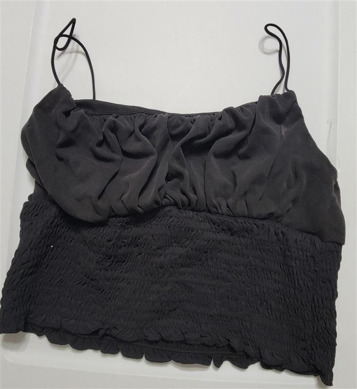 NWOT Urban Outfitters M Wire-Free Camisole Crop Bra Black 120205