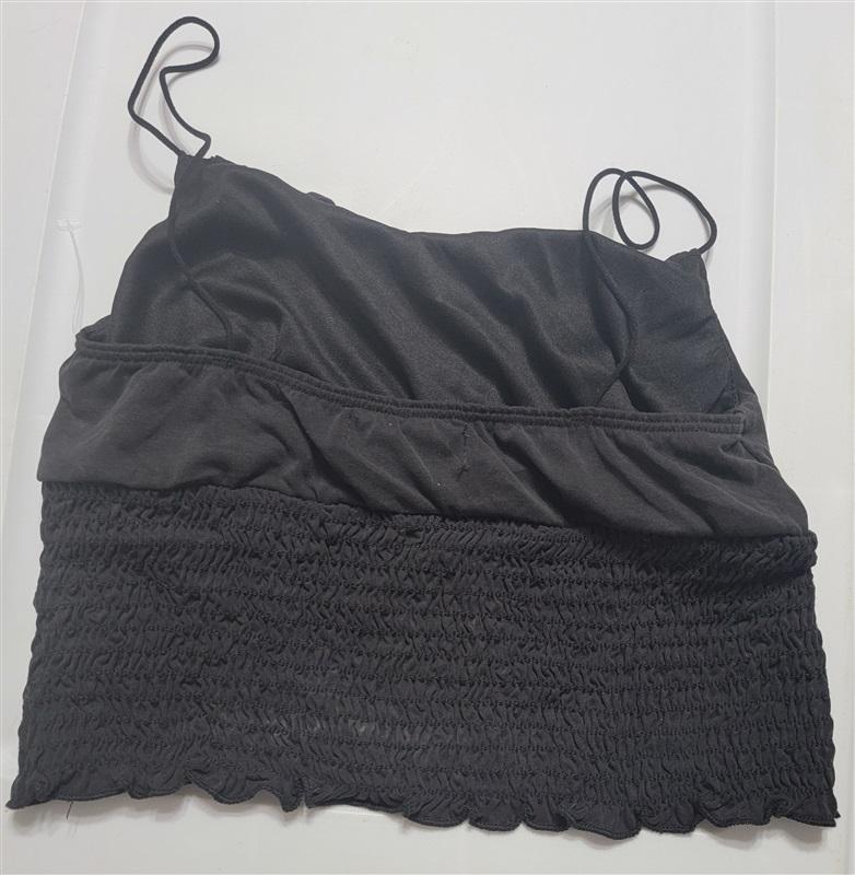 NWOT Urban Outfitters M Wire-Free Camisole Crop Bra Black 120205