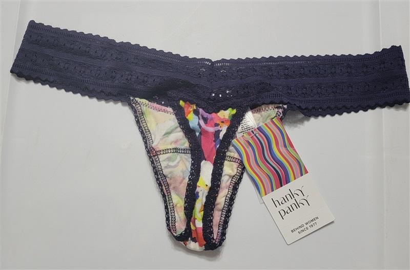NWT Hanky Panky OS DreamEase Lace Bikini Underwear Floral 120207