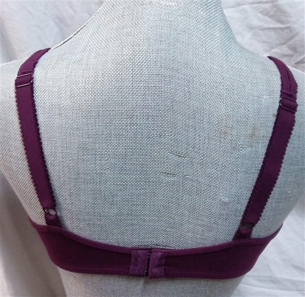 NWT Body by Wacoal Bra 34B Cotton Bra 65115 Plum Purple 120209