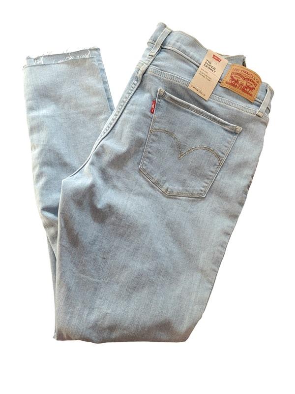 NWT Levis 710 14 32x30 Super Skinny Mid Rise Jeans Slim Through Hip Thigh 120222