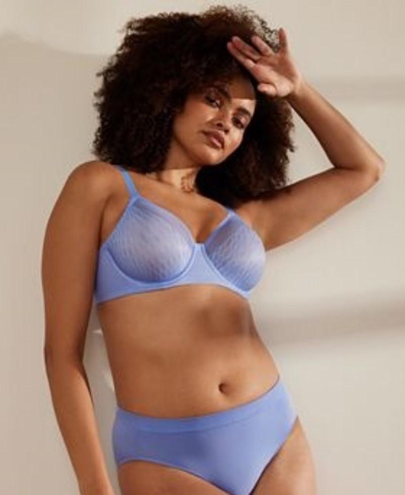 NWT Wacoal 38DD Elevated Allure Full Figure Underwire Bra 855336 Purple 120302