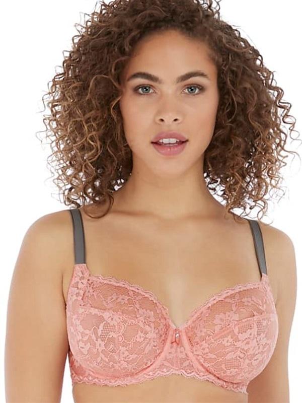 NWPT Freya 32D USA OFFBEAT Underwire AA5451 Side Support Pink 120390