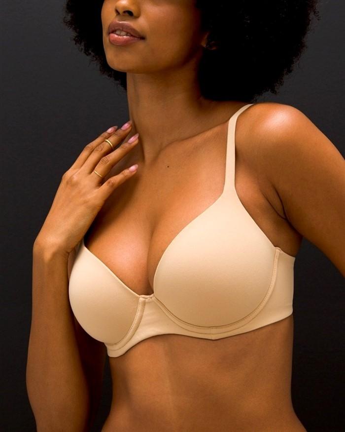 NWOT Soma 42C Embraceable Perfect Coverage Sun Kissed Beige Bra 120396