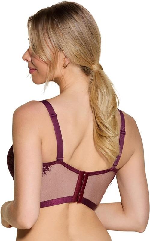 NWT Cosabella M Sicilia Curvy Long Line Bra sicil1302 Vino 120400