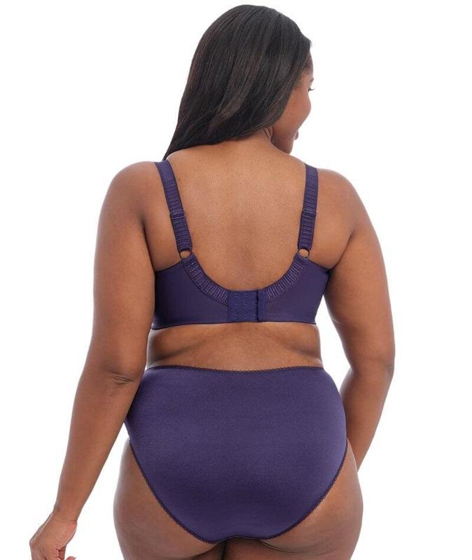 NWPT Elomi 34H USA Cate Underwire Full Cup Banded Bra EL4030 Blue 120429
