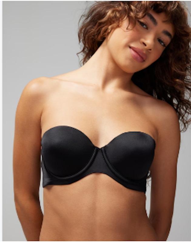 NWOT Soma 34DDD Vanishing Back Multi-Way Strapless Underwire Bra Black 120441