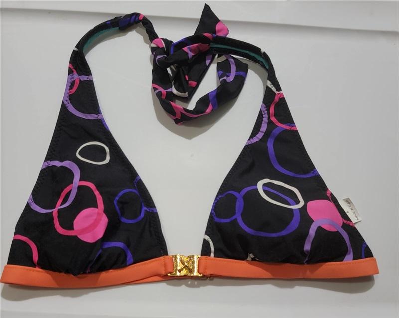 NWOT Trina Turk 6 Circle Halter Sample Bikini Top 120466