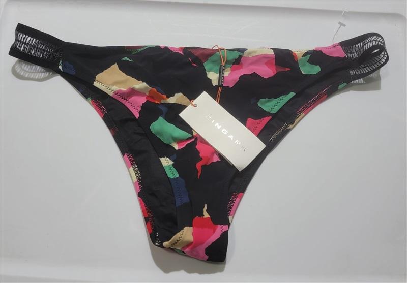 NWT Zingara 12 MESH Bikini Bottom Swimsuit Paint Splotch 120483