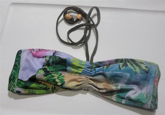 NWOT Lucky Brand M Bandeau Bikini Swim Top 120531
