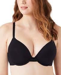 NWT Wacoal 32DDD Perfect Primer Push Up Bra 858313 Black 120543